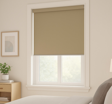 Neutral beige  teenage roller blind - TenStickers