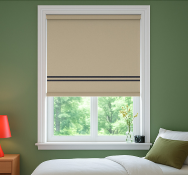 Neutral Fabric teenage roller blind - TenStickers