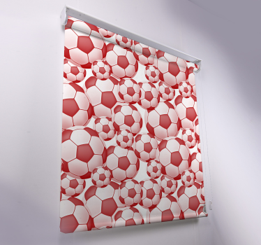 Soccer roller blind soccer ball design - TenStickers
