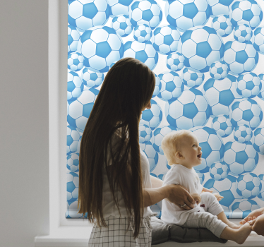 Soccer roller blind soccer pattern decor - TenStickers