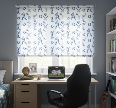 Teenage roller blind cricket - TenStickers
