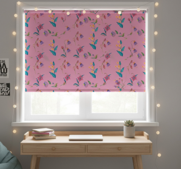 Teenage roller blind eclectic garden design - TenStickers