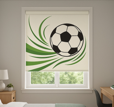 Teenage roller blind football design - TenStickers