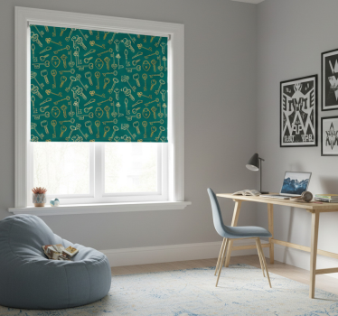 Teenage roller blind keys and locks - TenStickers