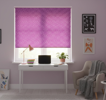 Teenage roller blind white stars for kids - TenStickers
