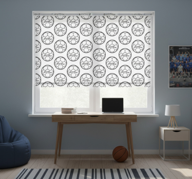 Teenage roller blind with handball design - TenStickers
