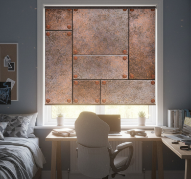 Teenage roller blind with metal plates - TenStickers