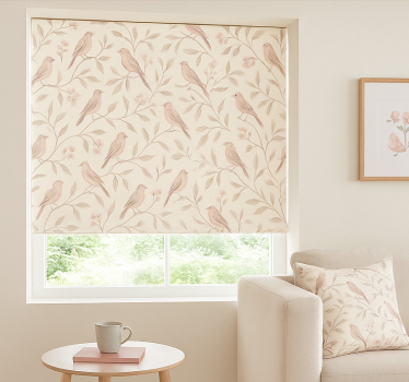 Vintage Bird Trail teenage roller blind - TenStickers