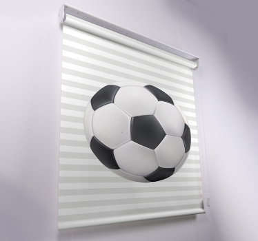 White and black ball Blind soccer - TenStickers