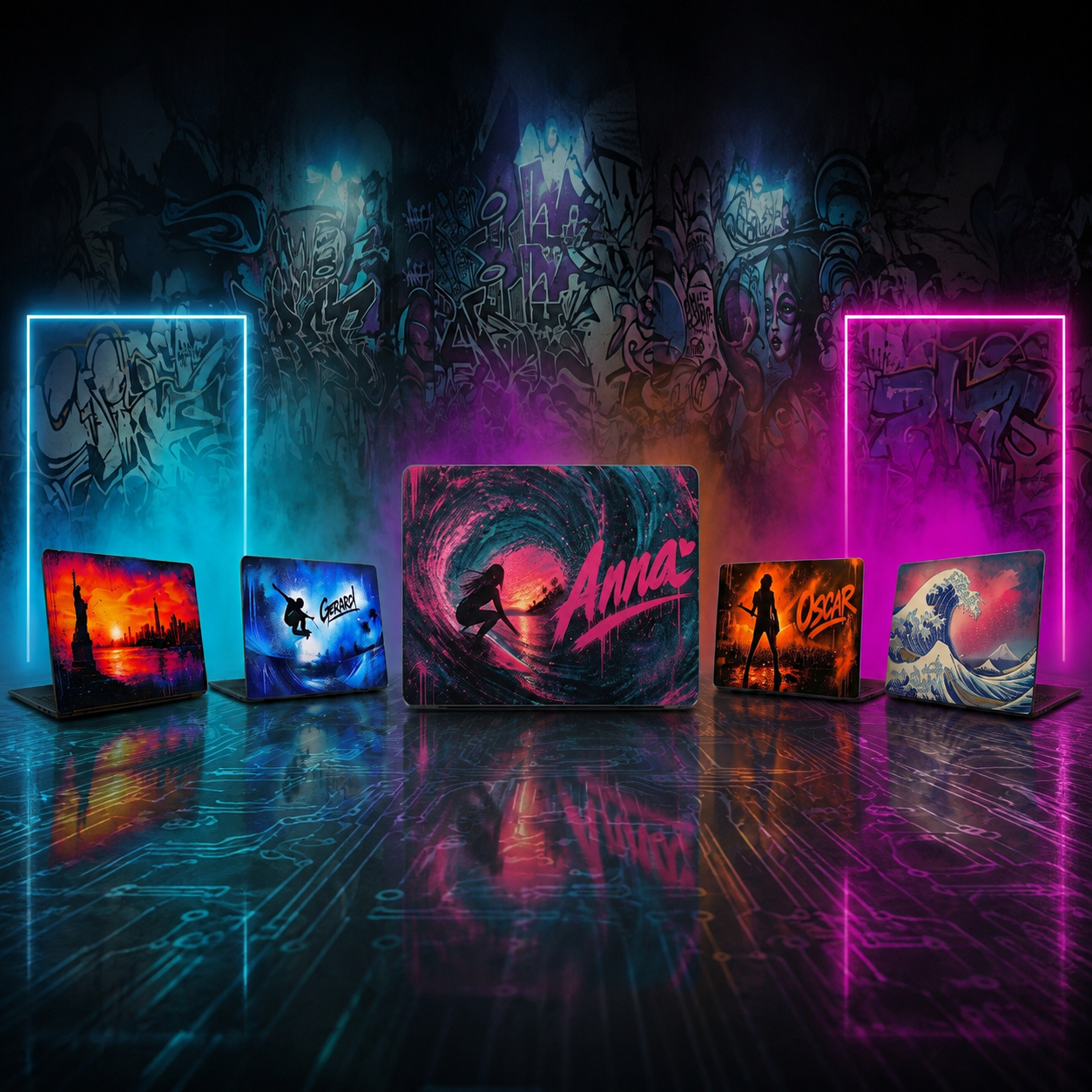 Laptop Stickers Collection: