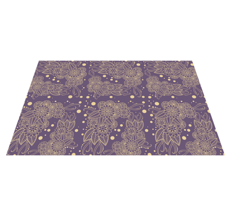 Botanical illustration placemat - TenStickers