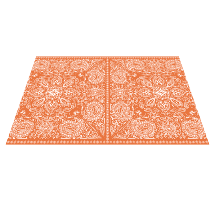 Paisley Tile paisley placemats - TenStickers