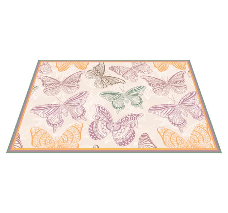 Original placemat with elegant butterfly design - TenStickers