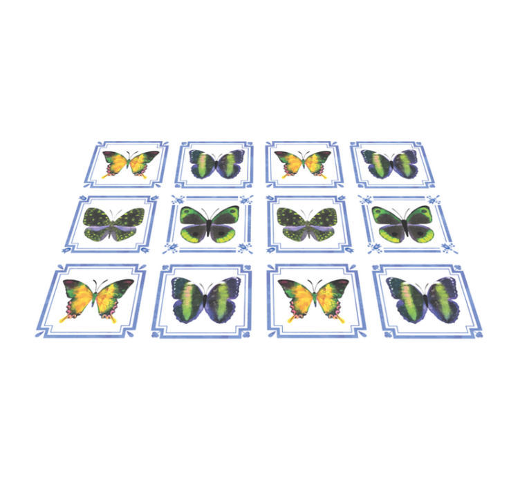 Original placemat with butterfly pattern design - TenStickers