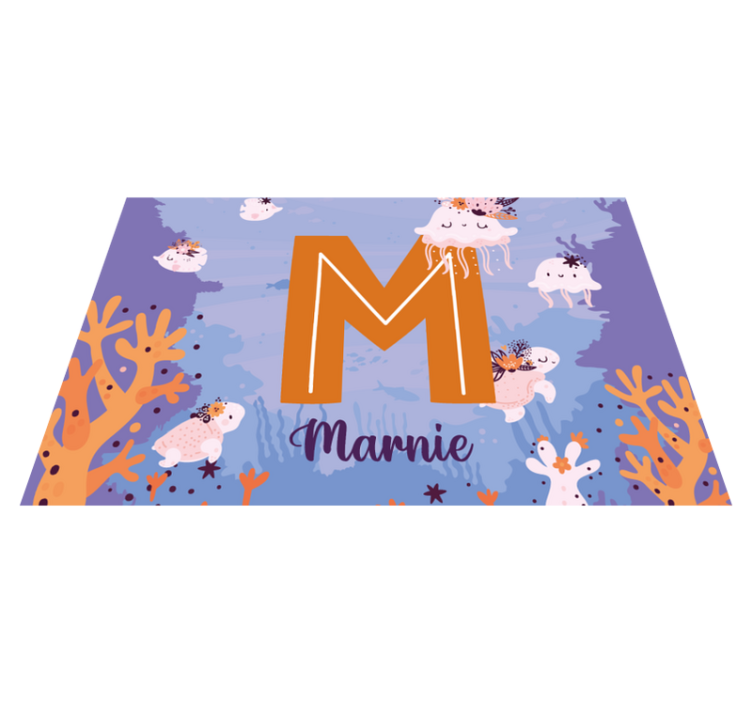Initial Letter name original placemats - TenStickers