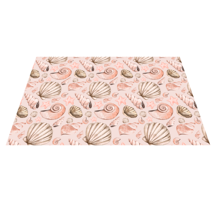 seashells vinyl placemats - TenStickers
