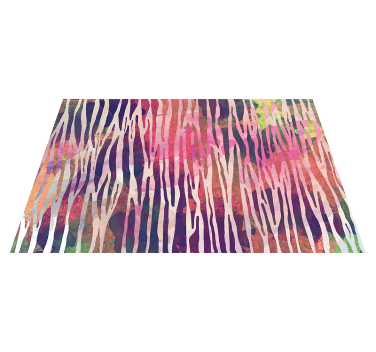 Abstract colorful stripes placemat - TenStickers