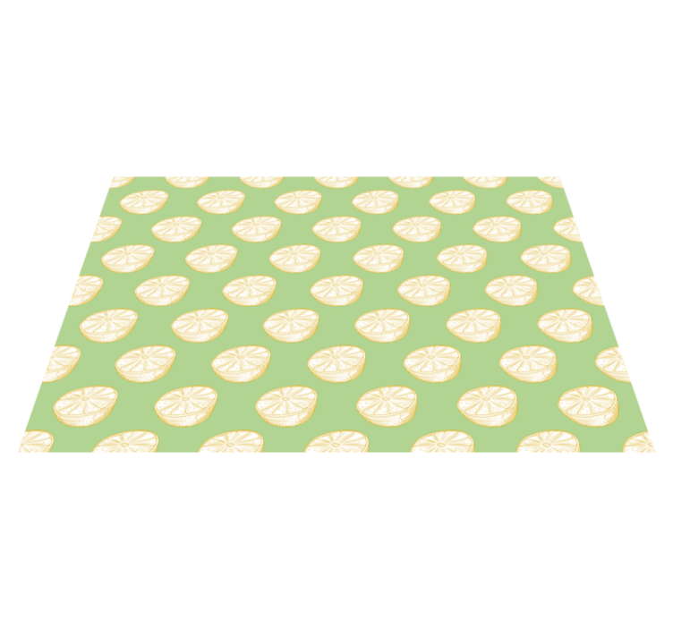 Modern placemat lime slice design - TenStickers