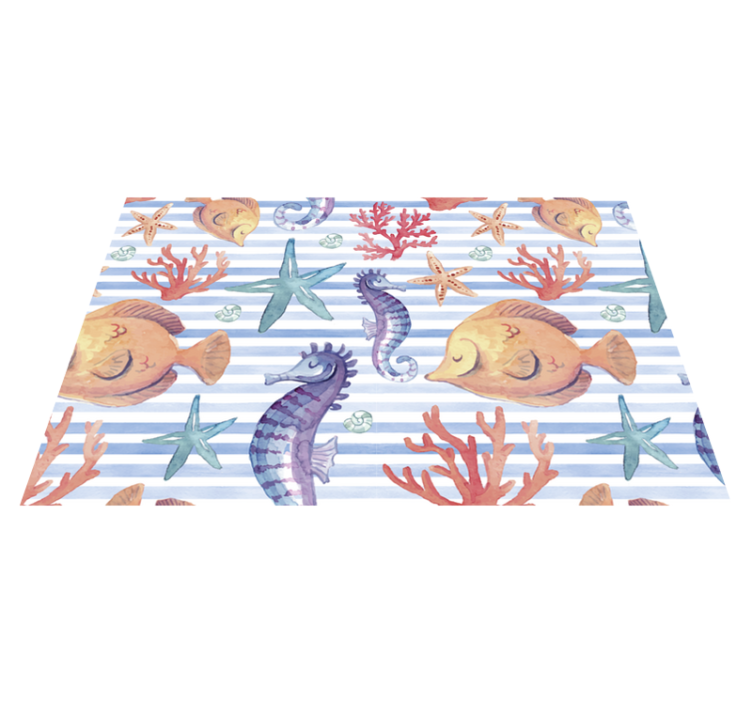 Original placemat underwater themed table setting - TenStickers