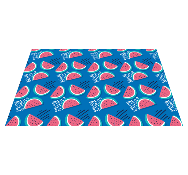 Original placemat watermelon design - TenStickers