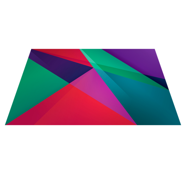 Modern placemat geometric colorful design - TenStickers