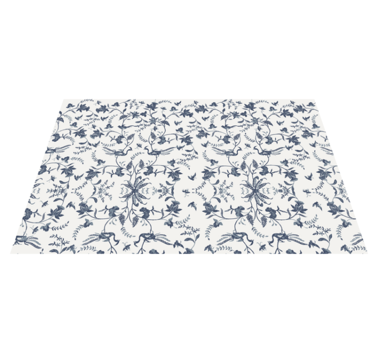 Elegant floral inspiration placemat - TenStickers