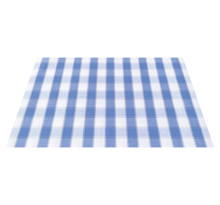 Light blue white square elegant placemats - TenStickers