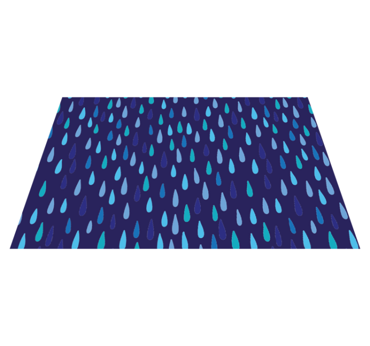 Irregular raindrop original placemats - TenStickers