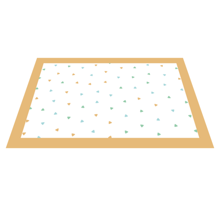 Minimalistic triangles original placemats - TenStickers