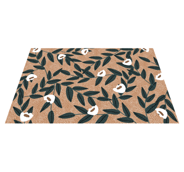 Blossoms and Leaves original placemats - TenStickers