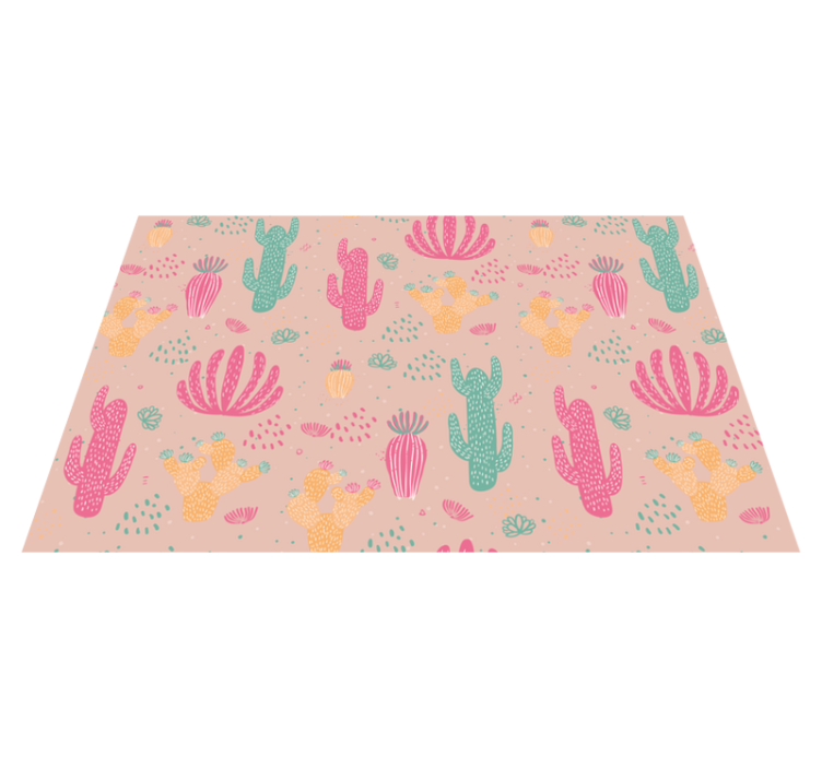 Original placemat vibrant cactus design - TenStickers