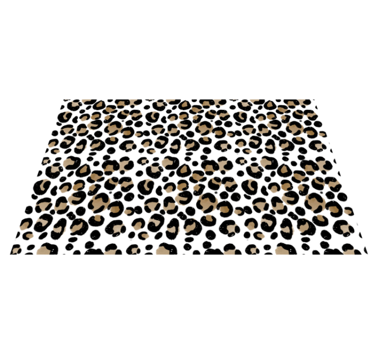 Leopard print pattern placemat - TenStickers