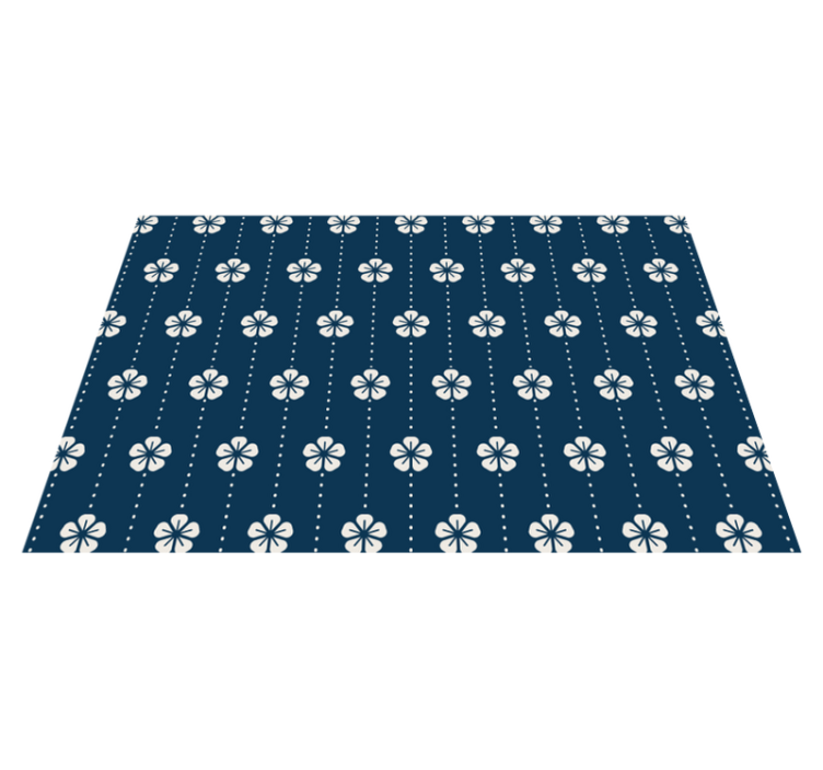 Original placemat floral pattern tabletop - TenStickers