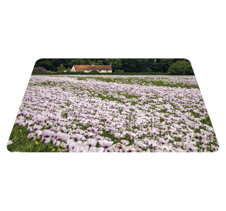 Original placemat lavender flower field - TenStickers