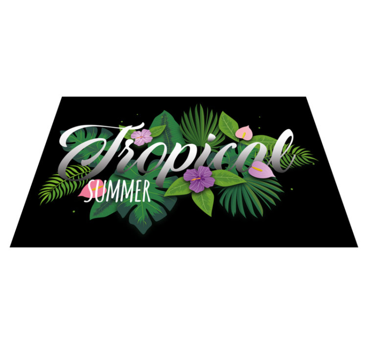 Original placemat tropical summer ambiance - TenStickers