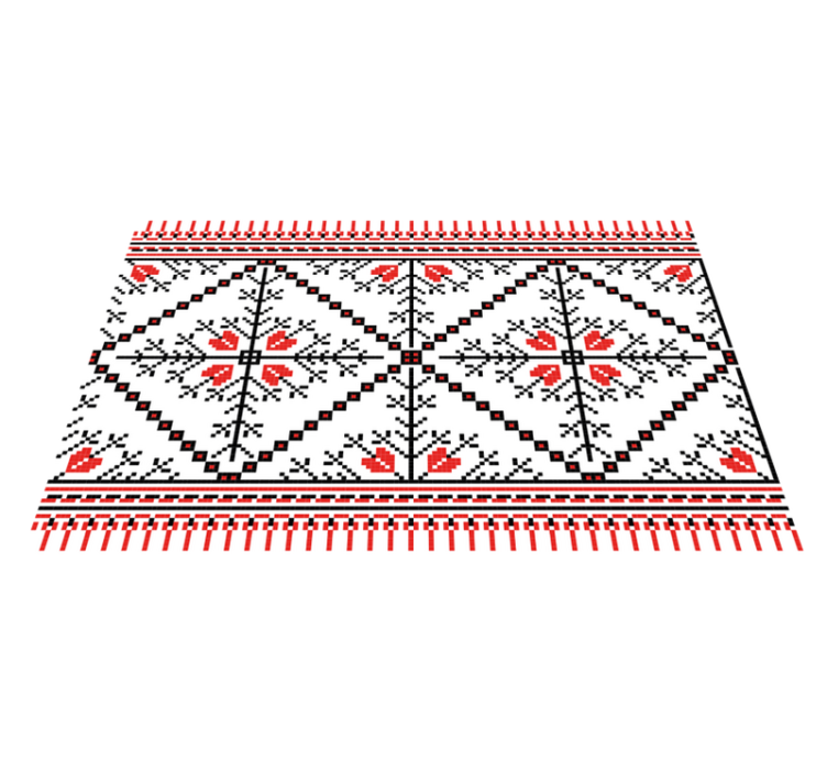 Original placemat with geometric floral design - TenStickers