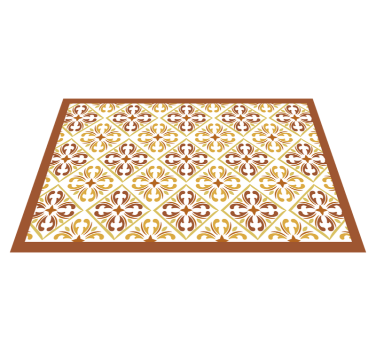 Placemat with elegant geometric design - TenStickers