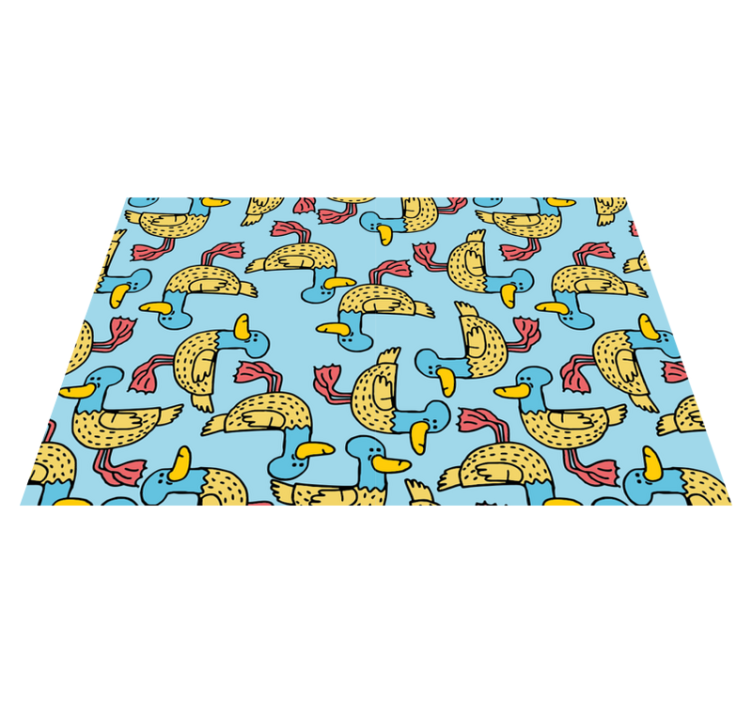 Original placemat quirky duck design - TenStickers