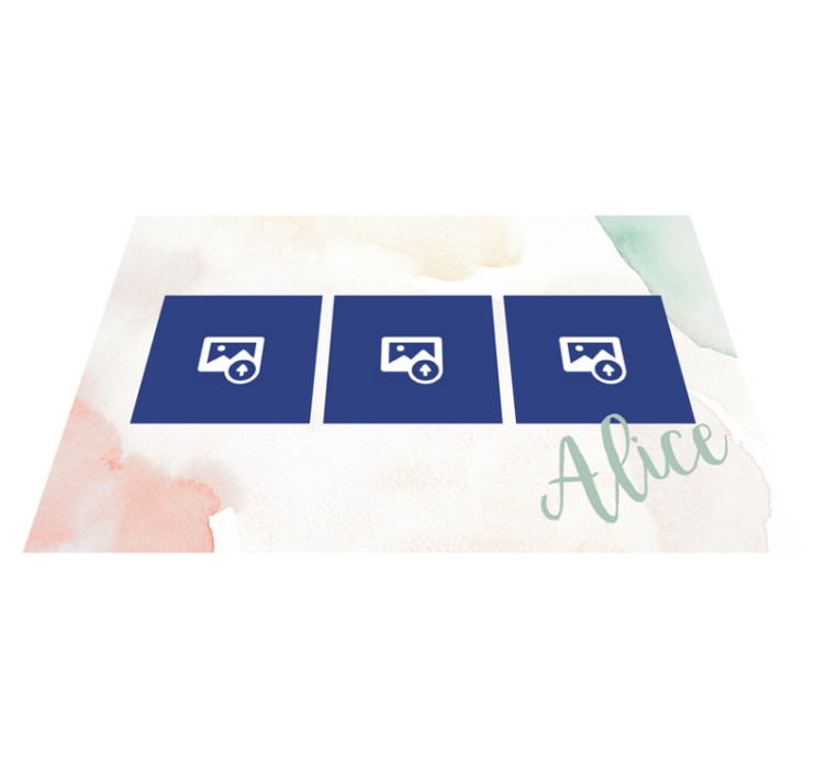 Original placemat photo memories showcase - TenStickers