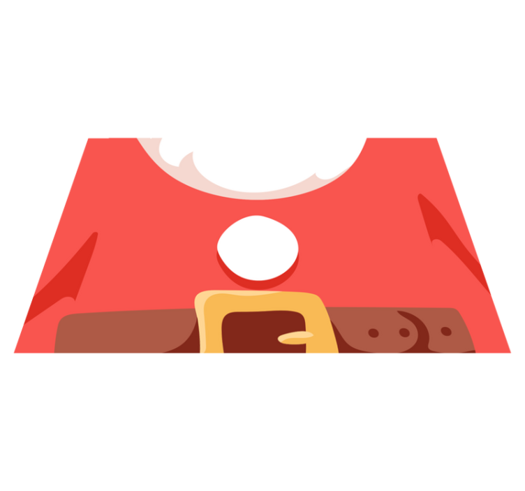 Christmas placemat santa claus t-shirt - TenStickers