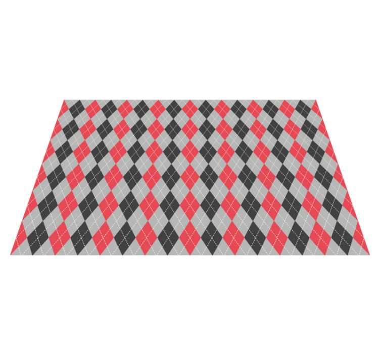 Placemat geometric argyle design - TenStickers