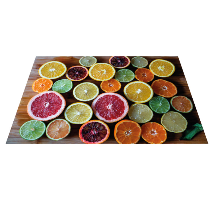 Original placemat citrus fruit design - TenStickers