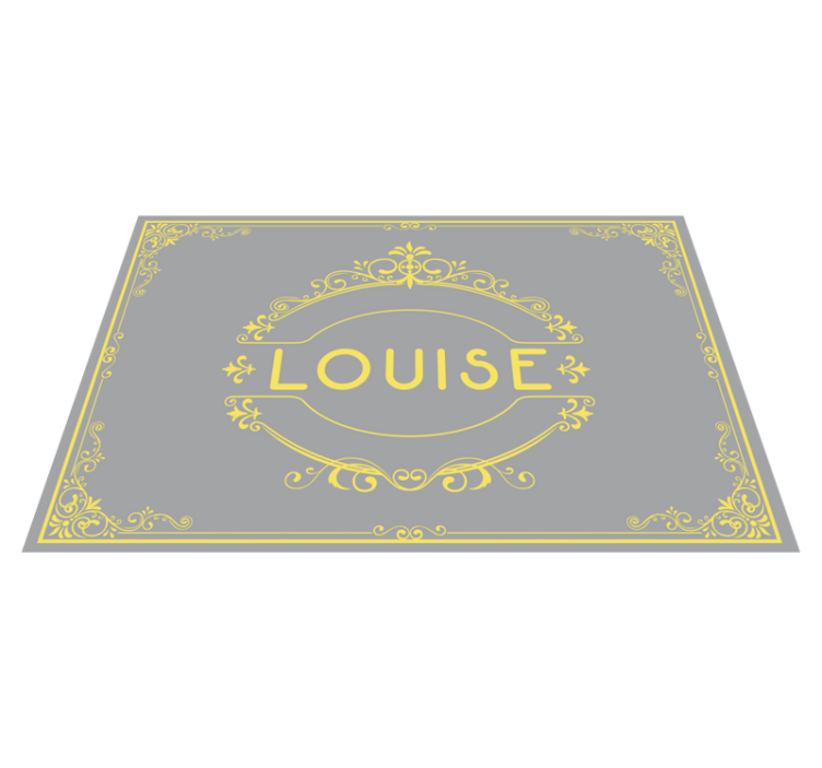 Customizable placemat with elegant name display - TenStickers