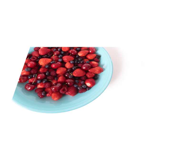 Strawberry mix Vinyl placemats - TenStickers