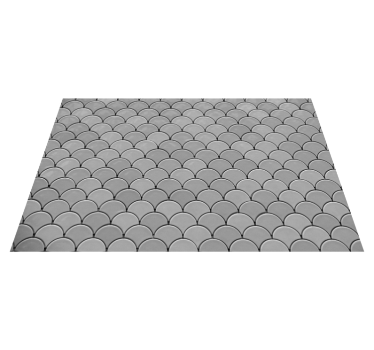 Scalloped pattern surface placemat - TenStickers