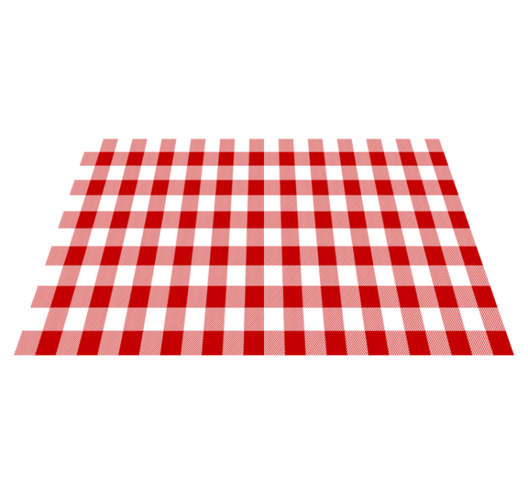 Restaurant placemat in classic checked design - TenStickers