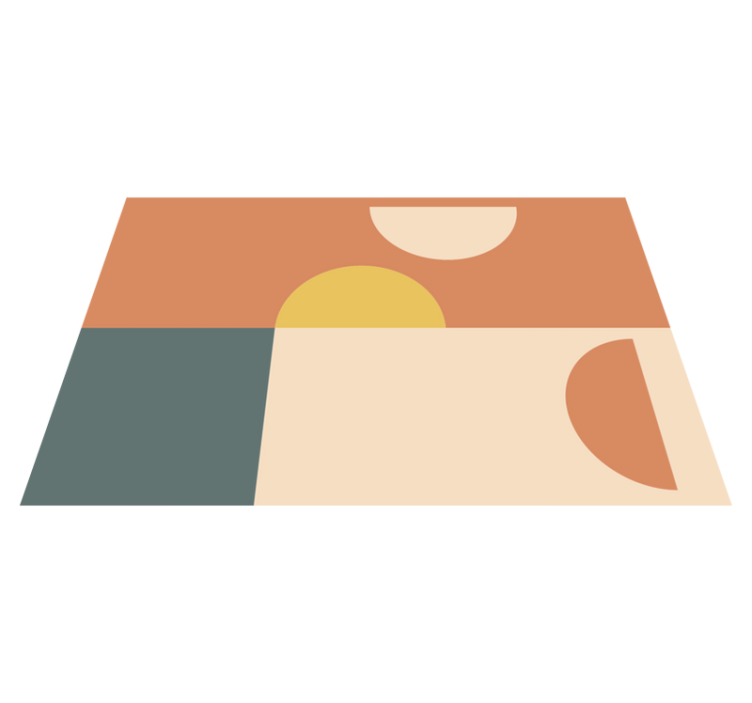 Modern placemat colorful geometric designs - TenStickers