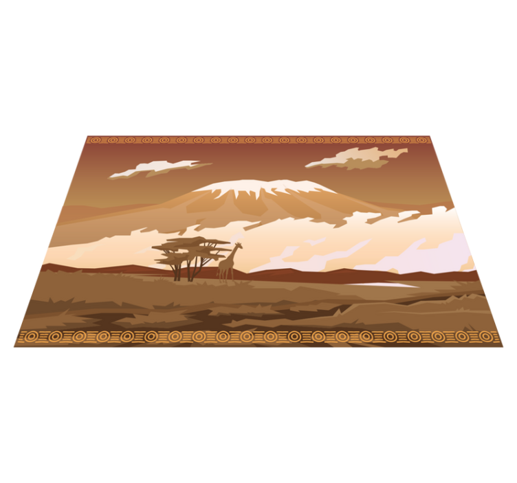 Original placemat majestic mountain landscape - TenStickers