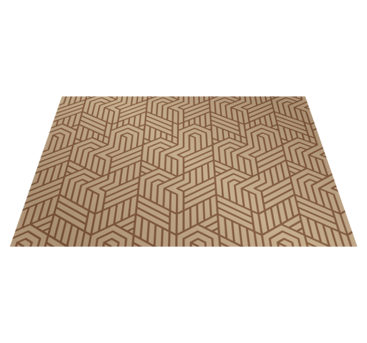 Classy square pattern  elegant placemats - TenStickers