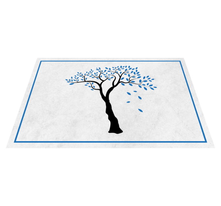 Original placemat with elegant tree design - TenStickers
